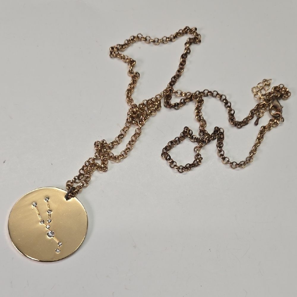 🔸️5/$25🔸️ Gold Zodiac Pendant Necklace
